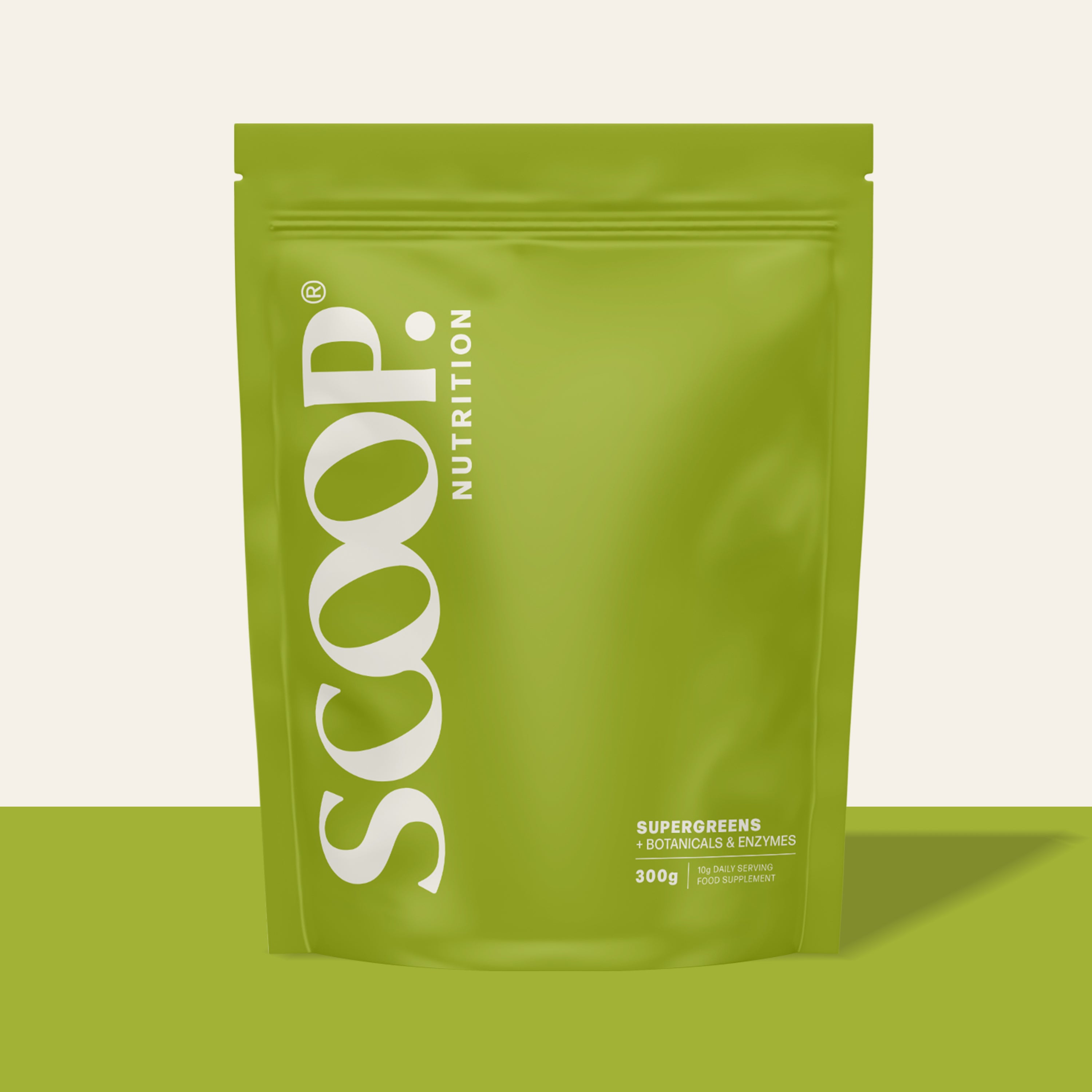 SCOOP Nutrition Supergreens +Botanicals & Enzymes Starter Kit